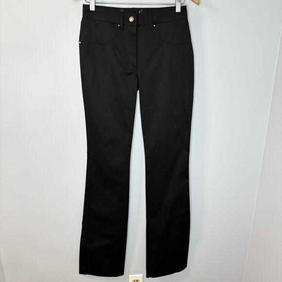 Louis Vuitton Uniform Black Stretch Pant Women's 32 - 2 Luxury Academia READ - Picture 1 of 10